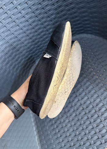 Erkek Siyah Minimalist Espadril 36 numara - Görsel 4