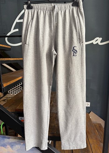 Gri erkek Rahat Kesim Midi Eşofman Altı xs beden - Görsel 2