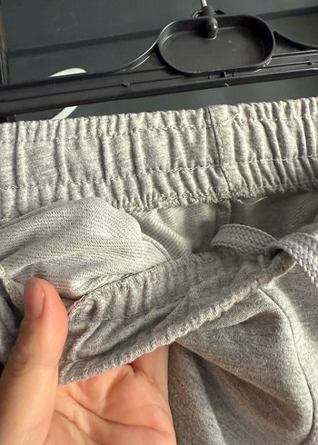 Gri erkek Rahat Kesim Midi Eşofman Altı xs beden - Görsel 8