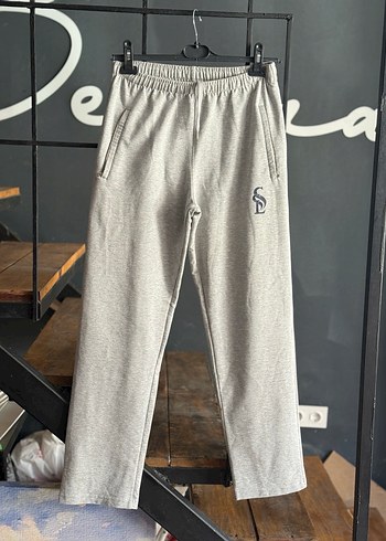 Gri erkek Rahat Kesim Midi Eşofman Altı xs beden - Görsel 7