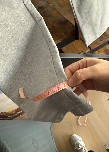 Gri erkek Rahat Kesim Midi Eşofman Altı xs beden - Görsel 11