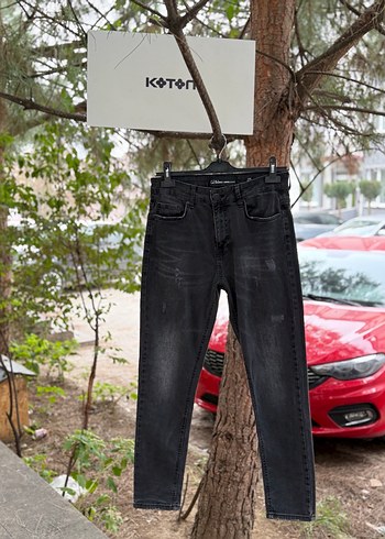 Koton 34 beden Gri Düğmeli Erkek Denim Pantolon - Görsel 5