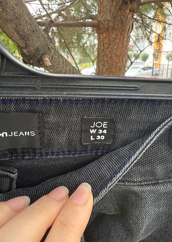 Koton 34 beden Gri Düğmeli Erkek Denim Pantolon - Görsel 10