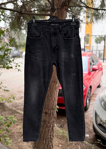 Koton 34 beden Gri Düğmeli Erkek Denim Pantolon - Görsel 7