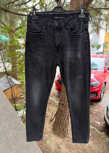 Koton 34 beden Gri Düğmeli Erkek Denim Pantolon - Görsel 8
