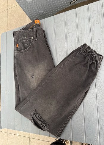 Sokak Stili Siyah erkek Kot Pantolon 31 beden - Görsel 9