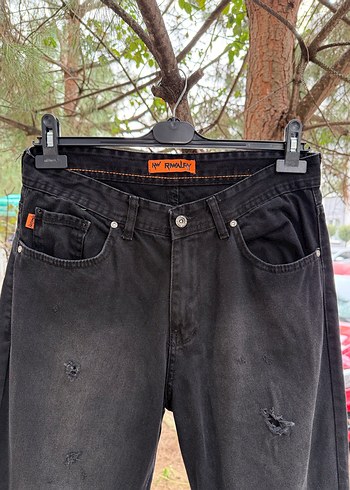 Sokak Stili Siyah erkek Kot Pantolon 31 beden - Görsel 6