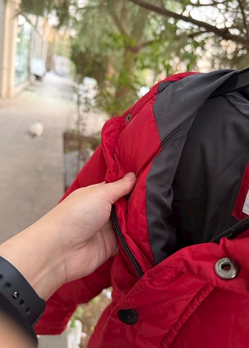 Koyu Kırmızı Fermuarlı Erkek Mont Zara orijinal 8 yaş - Görsel 18