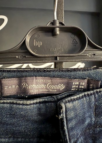 Zara Kadın Denim Pantolon 38 beden - Görsel 3