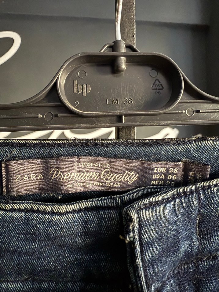 Zara Kadın Denim Pantolon 38 beden - Görsel 3