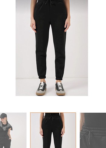 Siyah etiketli Kadın Eşofman Altı s beden 3 iplik - Görsel 4