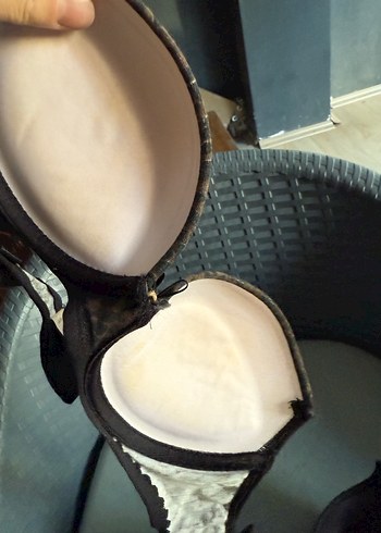 Leopar Desenli Kadın Sütyen 2 li askısı yok 80 beden - Görsel 7