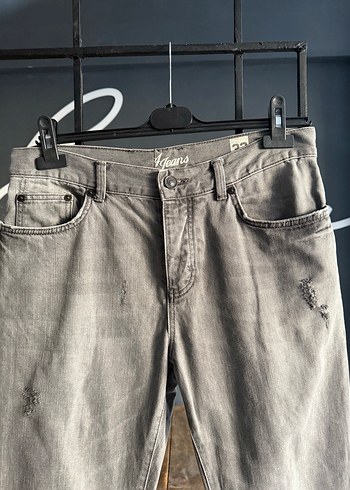 Gri Regular Fit Erkek Kot Pantolon 32 beden - Görsel 11