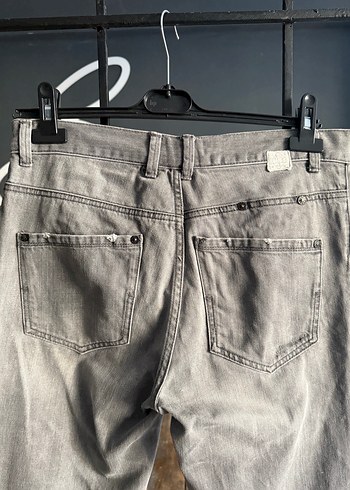 Gri Regular Fit Erkek Kot Pantolon 32 beden - Görsel 5