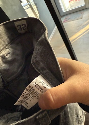 Gri Regular Fit Erkek Kot Pantolon 32 beden - Görsel 7