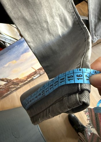 Gri Regular Fit Erkek Kot Pantolon 32 beden - Görsel 10