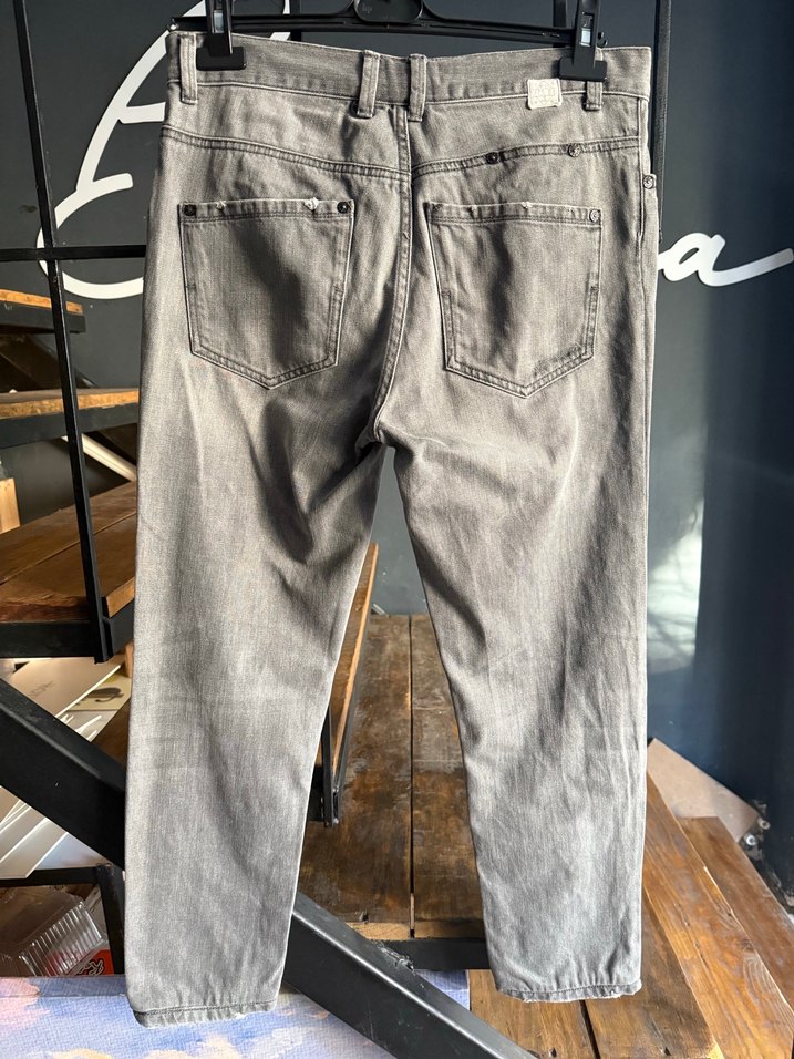 Gri Regular Fit Erkek Kot Pantolon 32 beden - Görsel 4