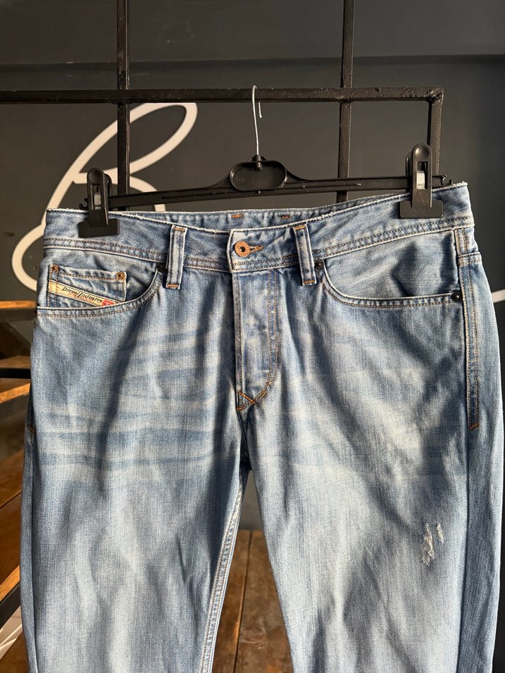 Diesel erkek Kot Pantolon 32 beden - Görsel 4