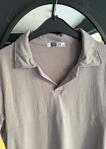 Erkek Gri Kısa Kollu Polo Tişört m beden - Görsel 13