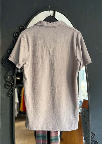 Erkek Gri Kısa Kollu Polo Tişört m beden - Görsel 16