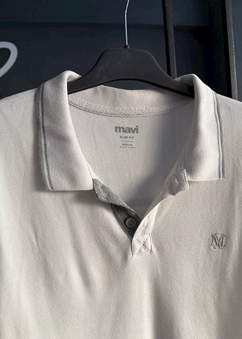 Mavi Erkek Koton Beyaz Polo Yaka Tişört M beden - Görsel 15