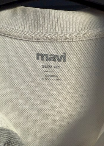 Mavi Erkek Koton Beyaz Polo Yaka Tişört M beden - Görsel 9