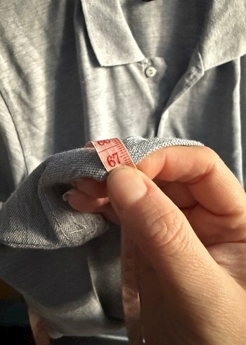 Gri Erkek Polo Tişört Kısa Kollu L beden - Görsel 11