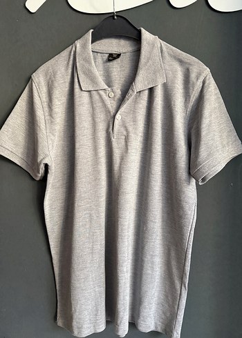 Gri Erkek Polo Tişört Kısa Kollu L beden - Görsel 8