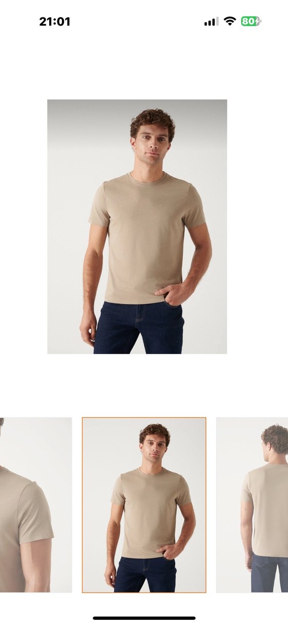 Avva Erkek Tişört xl beden etiketli - Görsel 3