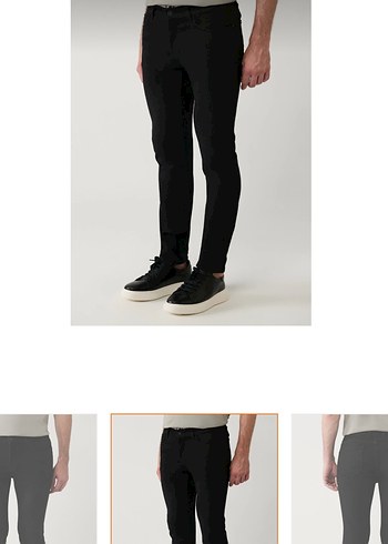 Avva Erkek Siyah Regular Fit Pantolon 31 beden etiketli - Görsel 2