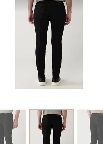 Avva Erkek Siyah Regular Fit Pantolon 31 beden etiketli - Görsel 3