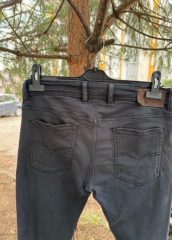 Erkek Siyah Fit Denim Jean diesel 32 beden - Görsel 8