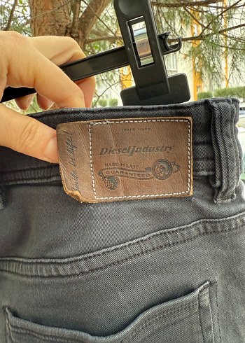 Erkek Siyah Fit Denim Jean diesel 32 beden - Görsel 9