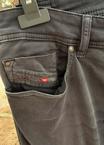 Erkek Siyah Fit Denim Jean diesel 32 beden - Görsel 6