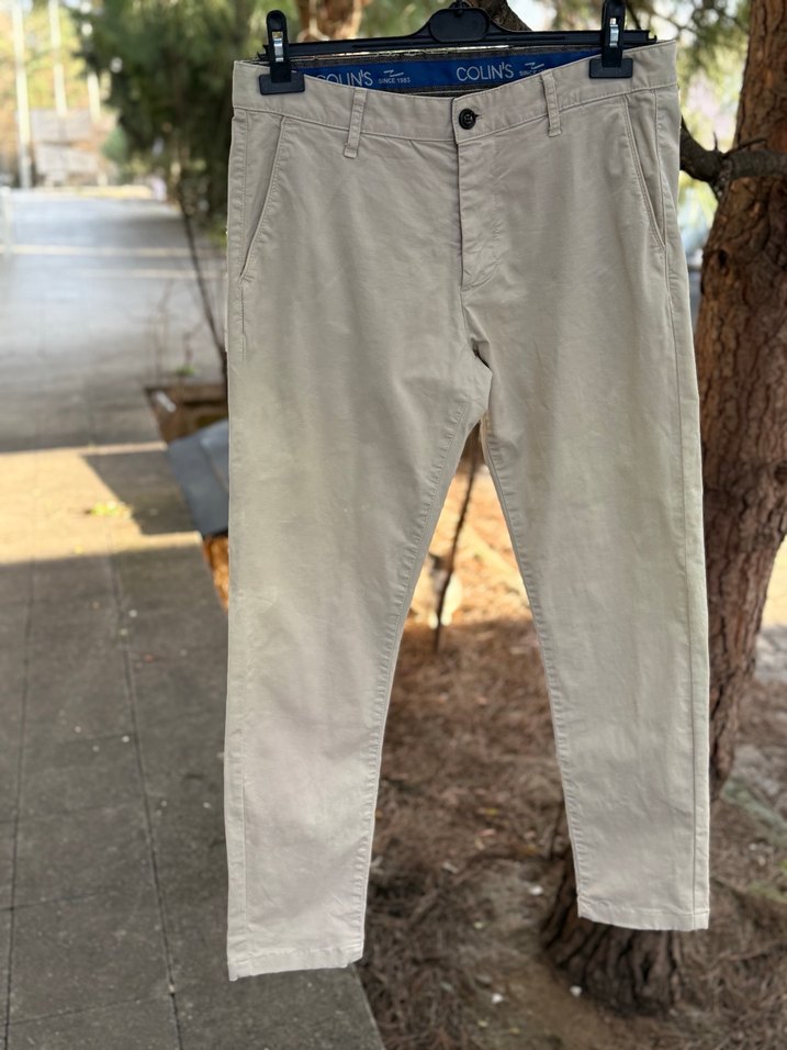 Colin's Bej Erkek Regular Fit Pantolon 32 beden - Görsel 3