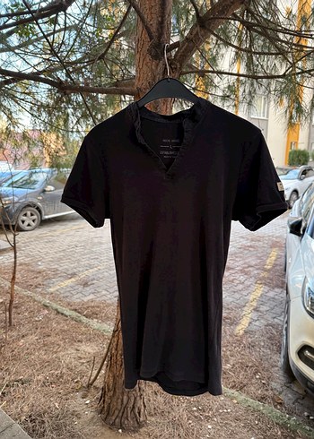Erkek Siyah Tişört L beden ama s-m kalıp - Görsel 4