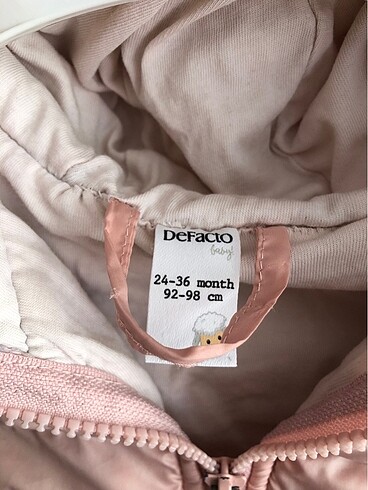 24-36 Ay Beden DeFacto 24-36 ay kız çocuk yelek