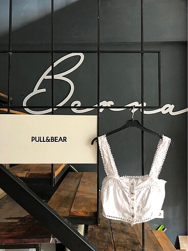Pull&bear s beden crop bluz