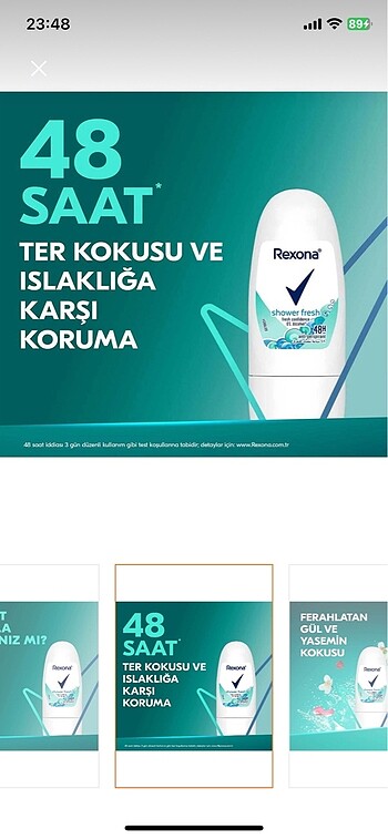 Diğer Rexona roll on sıfır ürün