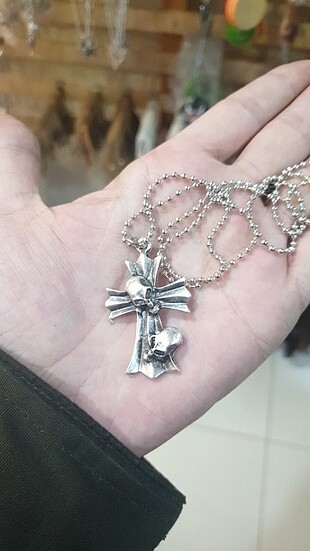  Beden beyaz Renk Unisex kolye