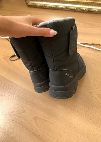 38 Beden siyah Renk Erkek Siyah Kış Bot 38 Dechatlon Quechua