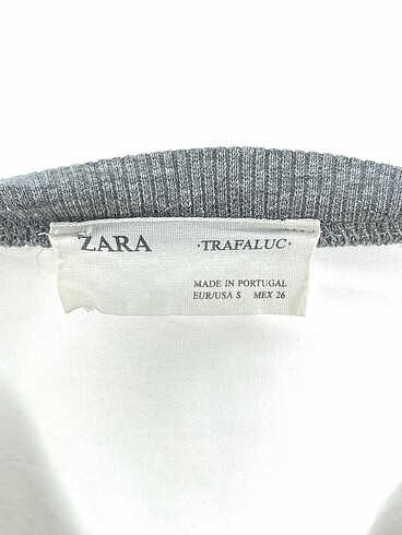 s Beden gri Renk Zara Sweatshirt %70 İndirimli.