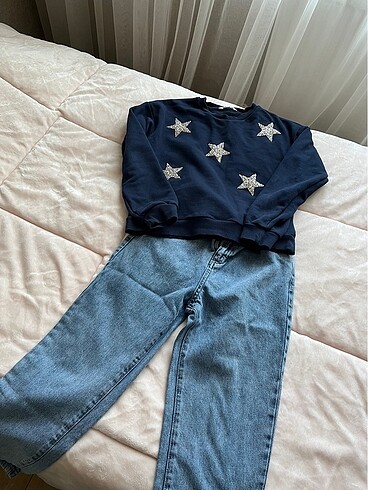 Mango sweat ve LCW mom jean