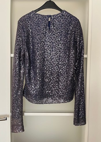 Uzun Kollu Drapeli Kadın Abiye Elbise - Görsel 5