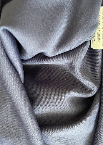 Uzun Kollu Drapeli Kadın Abiye Elbise - Görsel 7