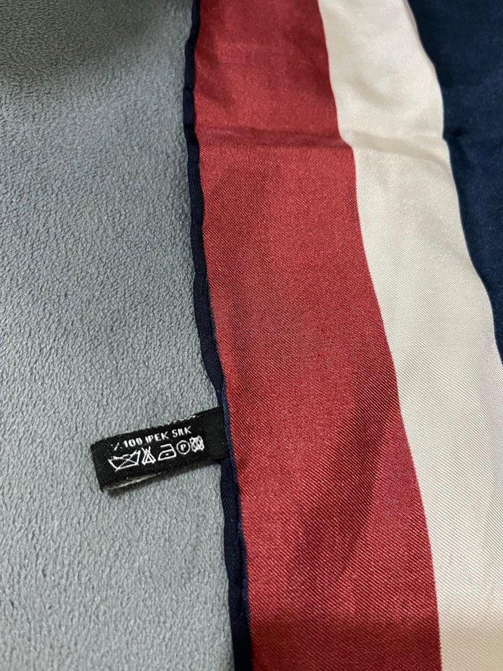 %100 ipek eşarp - Görsel 3