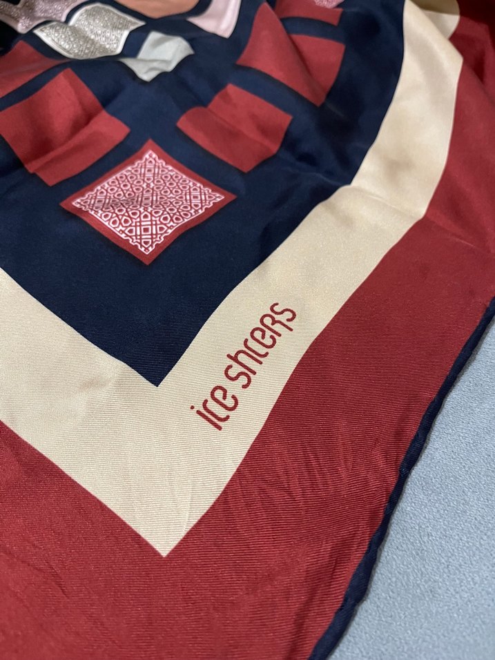 %100 ipek eşarp - Görsel 4