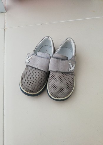 Gri Erkek Bebek Ayakkabısı 25 no