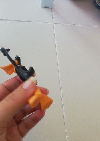  Beden Renk Siyah Mini Aksiyon Figürü dufyy Duck