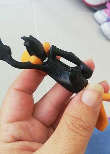 Siyah Mini Aksiyon Figürü dufyy Duck